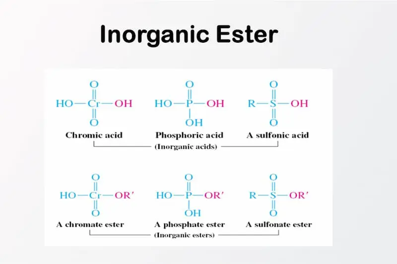 4- Inorganic Ester